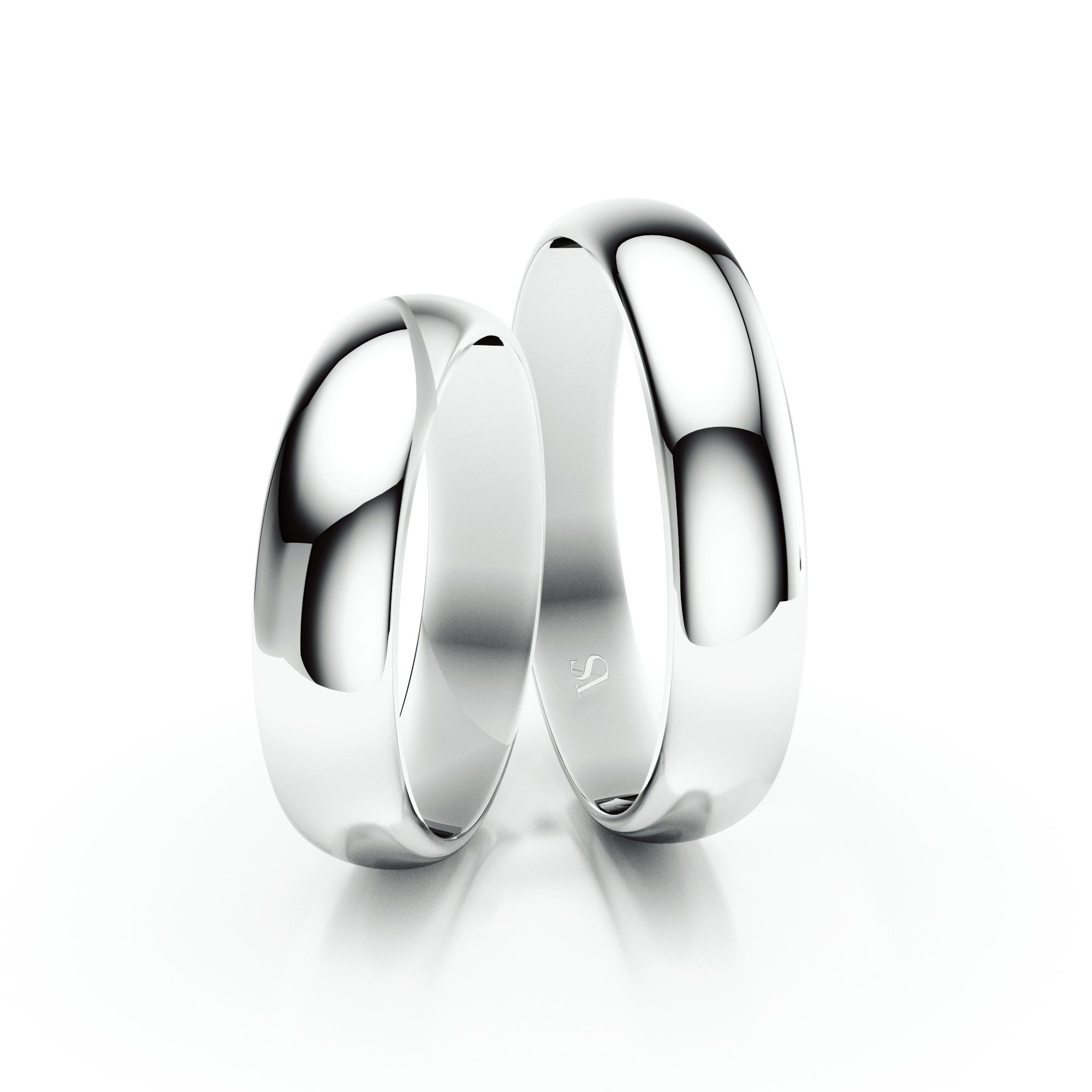 Snubní prsteny VS005 – bílé zlato
