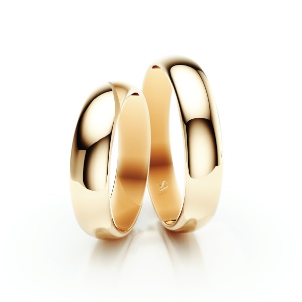 Snubní prsteny VS005 – žluté zlato