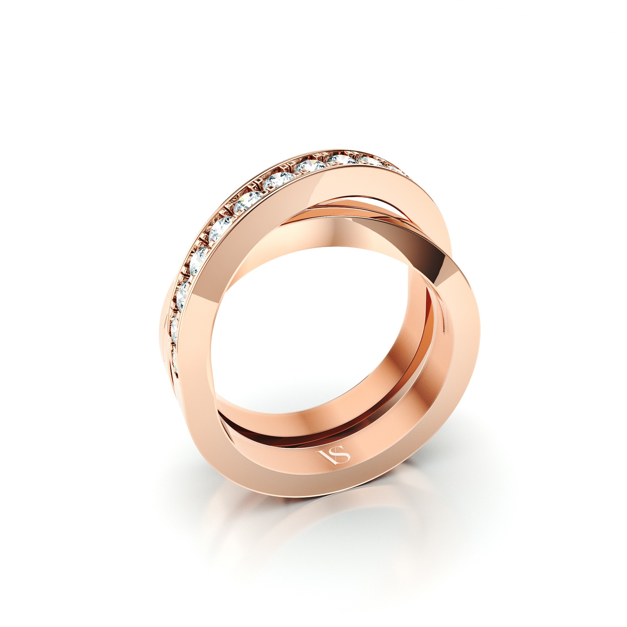 Šperk na zakázku VS107 – růžové zlato