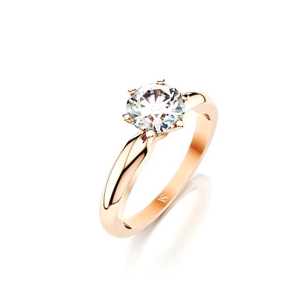 Zásnubní prsten VS013 – růžové zlato