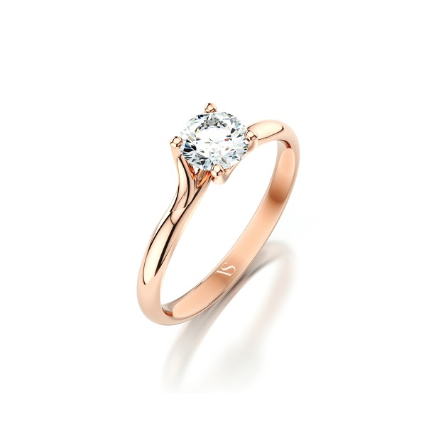 Zásnubní prsten VS088 – růžové zlato